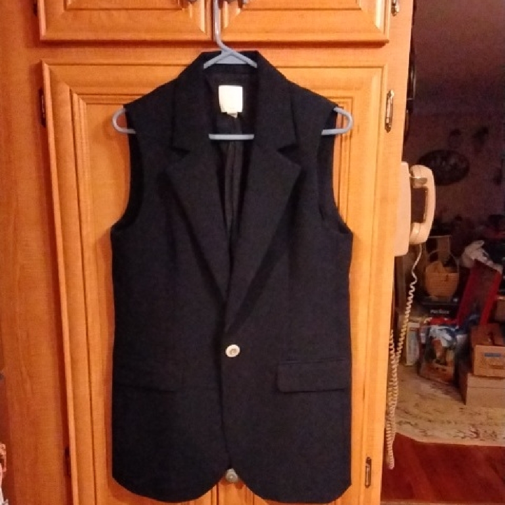 Joie Elegant Blue Vest Sz 4